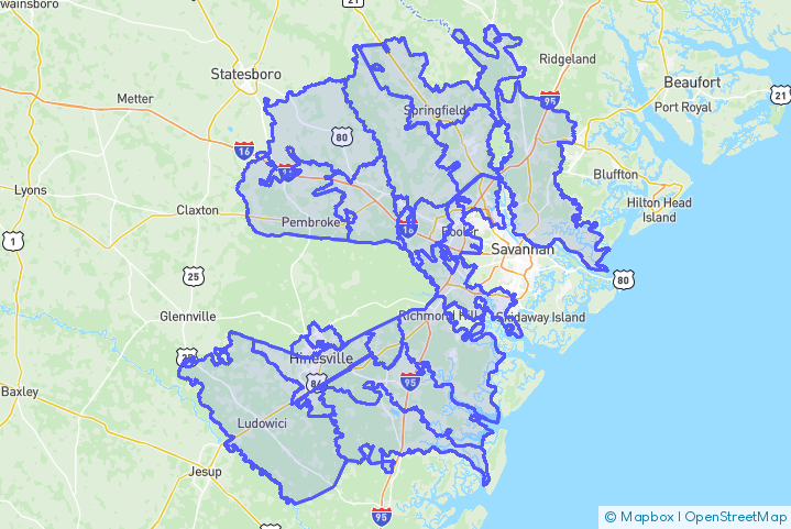 Service Area Map