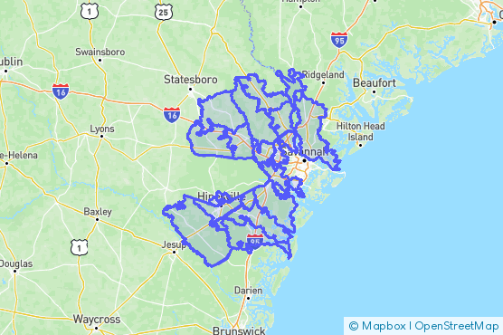 Service Area Map