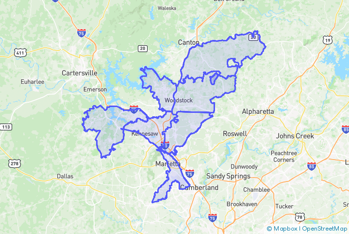 Service Area Map