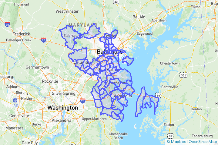 Service Area Map