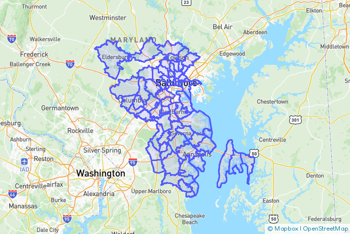 Service Area Map