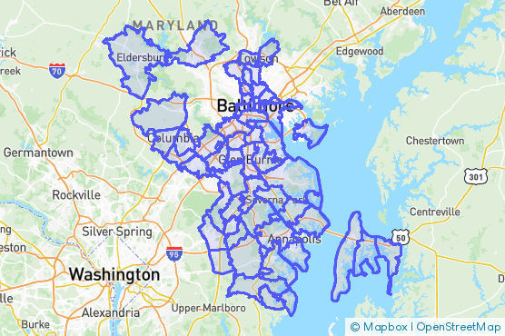 Service Area Map