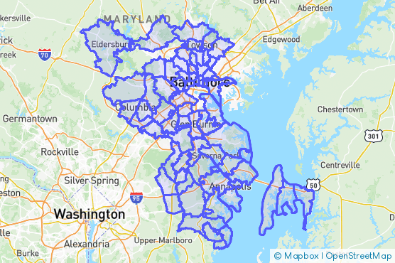 Service Area Map