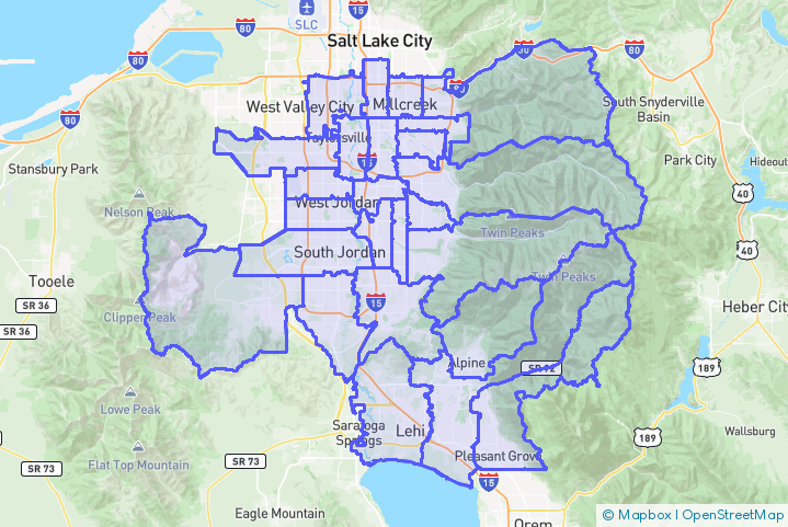 Service Area Map
