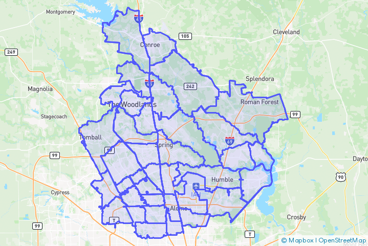 Service Area Map