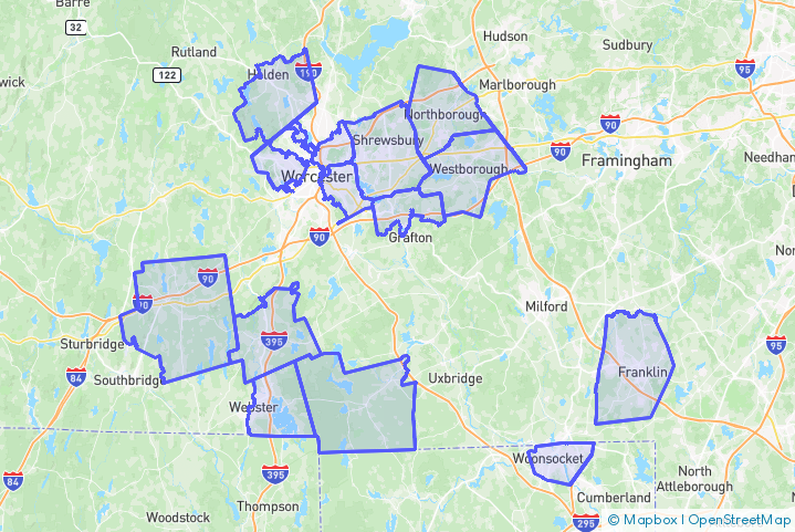 Service Area Map