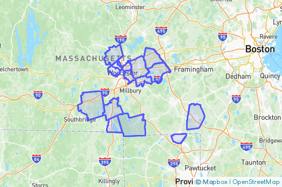 Service Area Map
