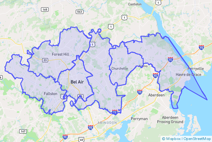Service Area Map