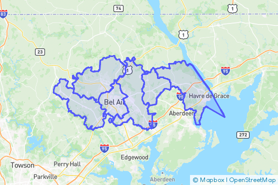 Service Area Map