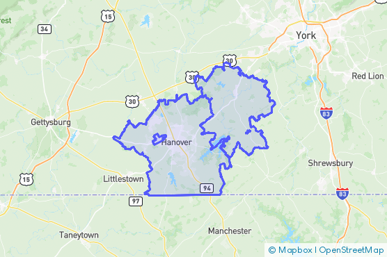 Service Area Map