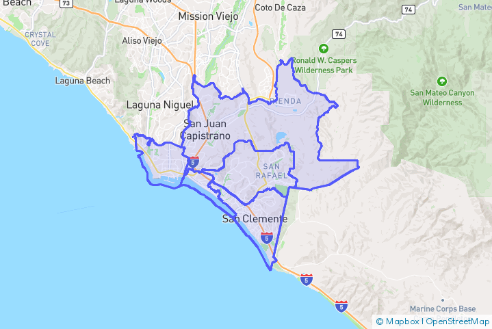 Service Area Map