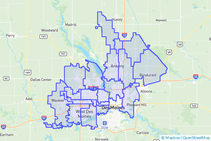Service Area Map