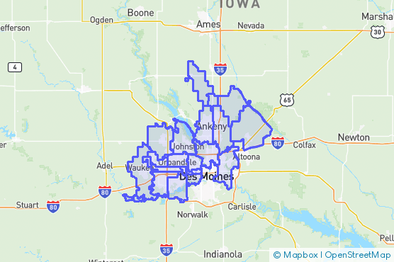 Service Area Map