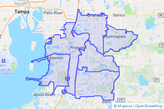 Service Area Map
