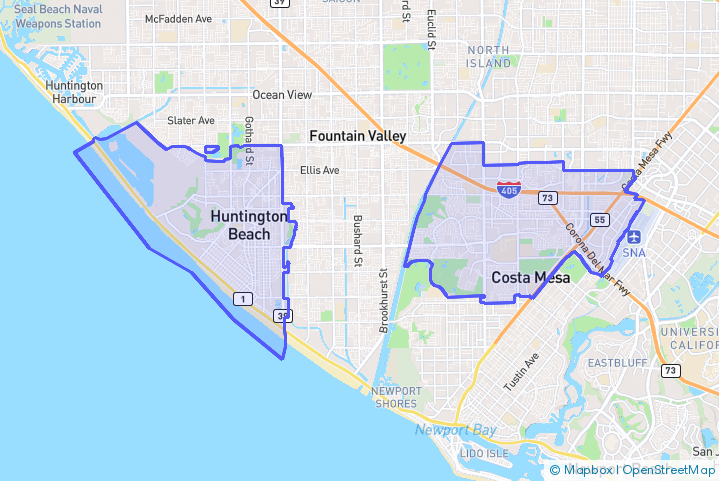 Service Area Map