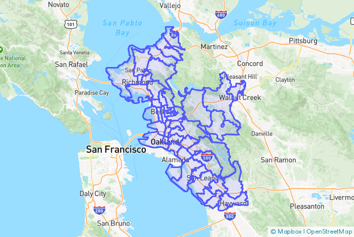 Service Area Map