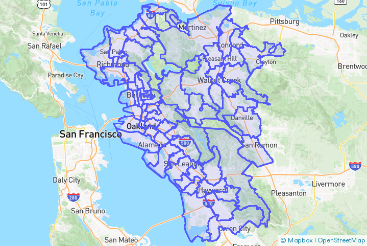 Service Area Map