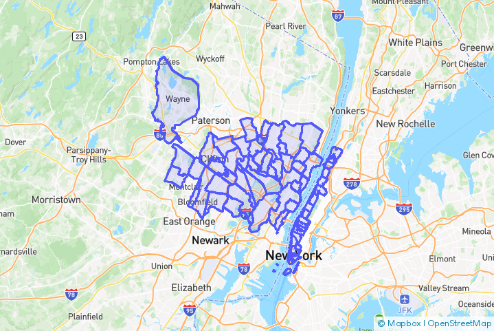 Service Area Map