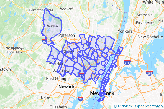 Service Area Map