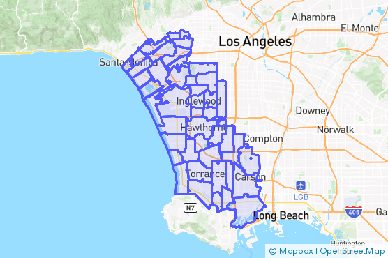 Service Area Map
