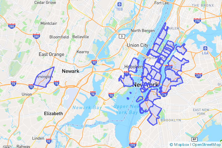 Service Area Map