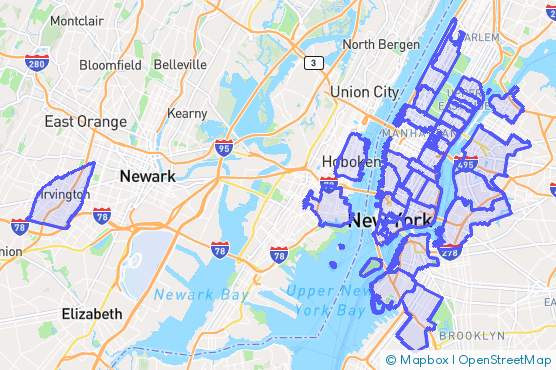 Service Area Map