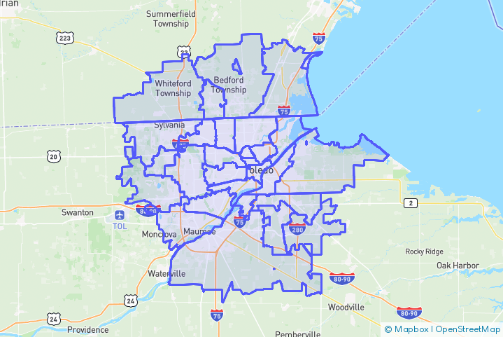 Service Area Map