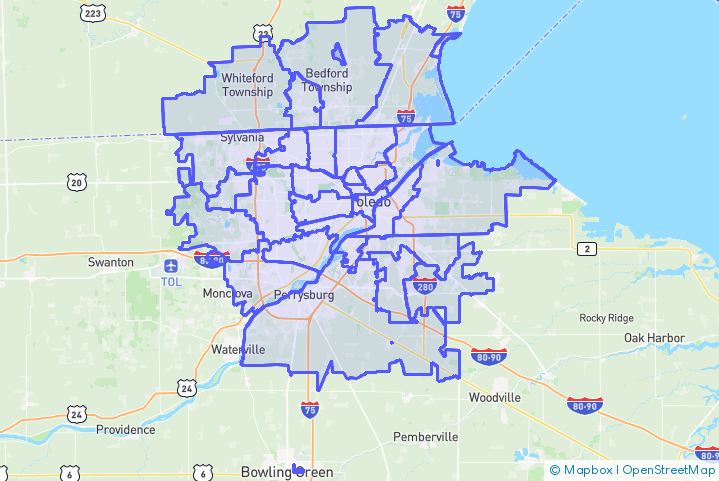 Service Area Map