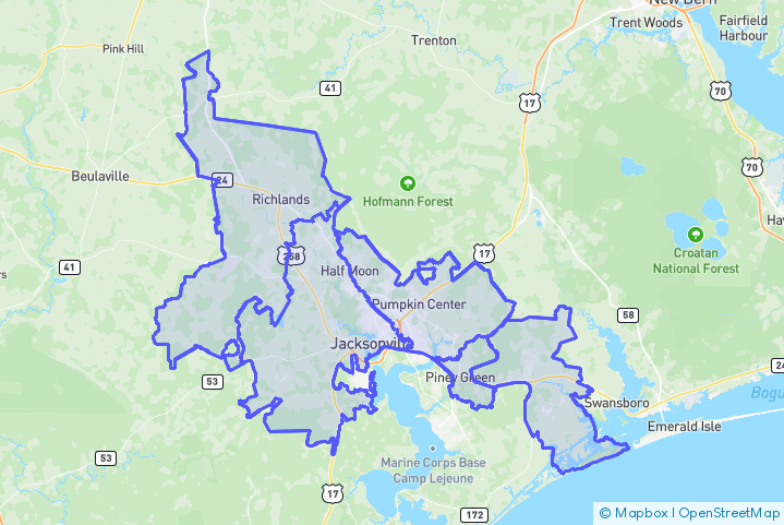 Service Area Map