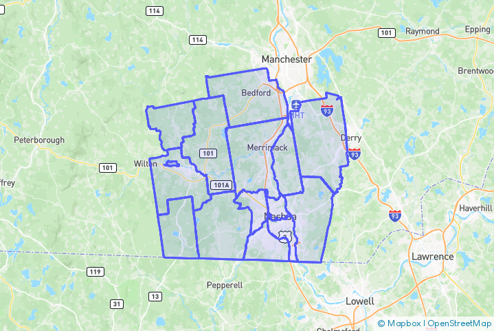 Service Area Map