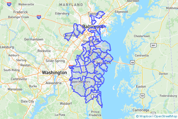 Service Area Map