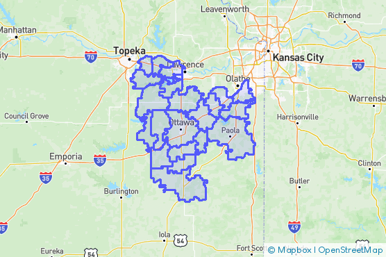 Service Area Map