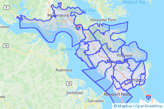 Service Area Map