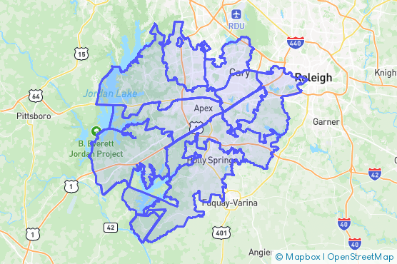 Service Area Map