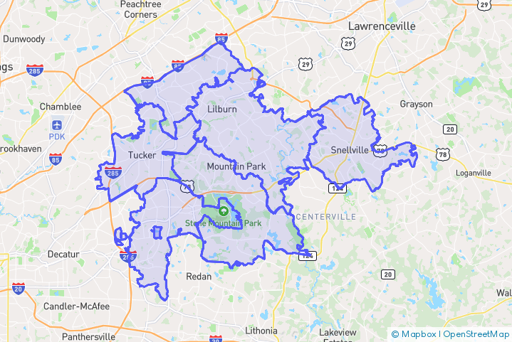 Service Area Map
