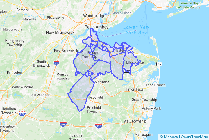 Service Area Map