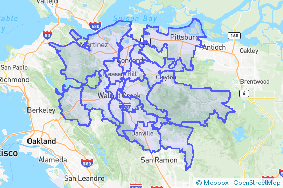 Service Area Map