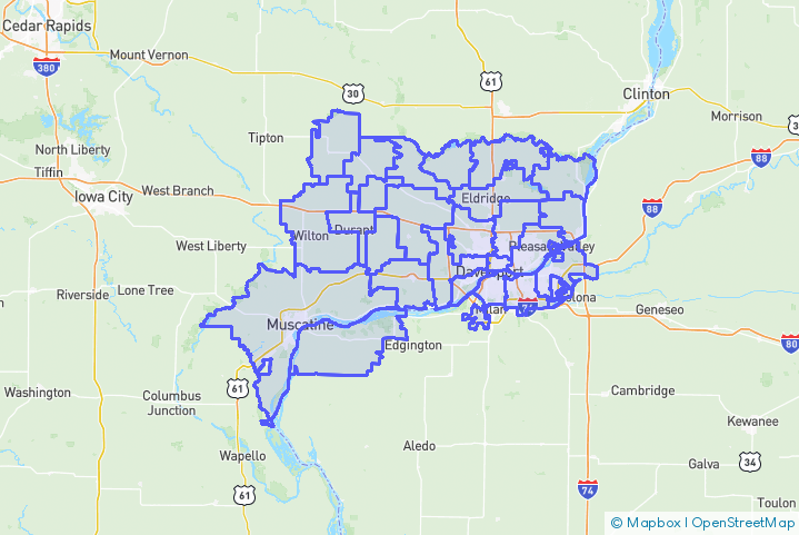 Service Area Map