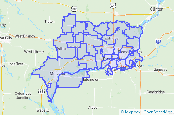 Service Area Map