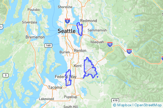 Service Area Map