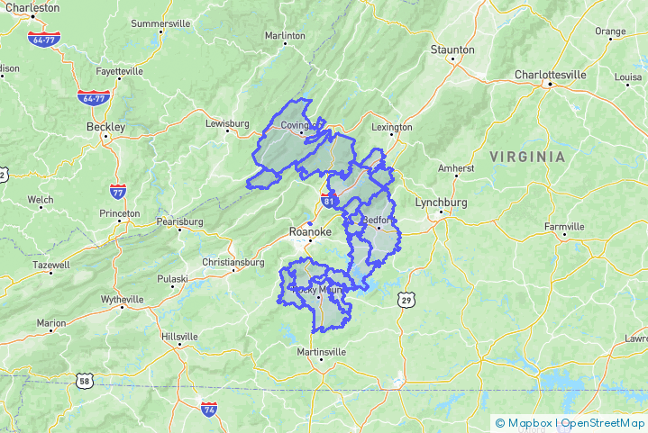 Service Area Map
