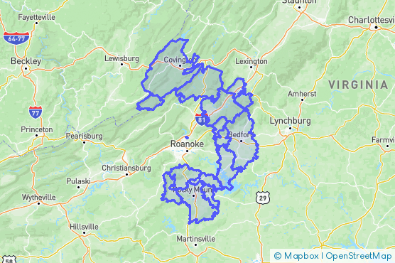 Service Area Map