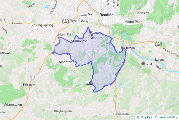 Service Area Map