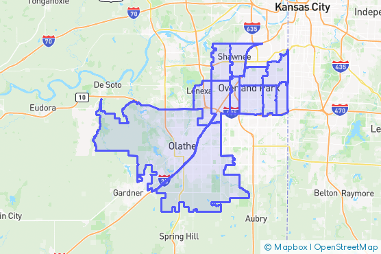 Service Area Map