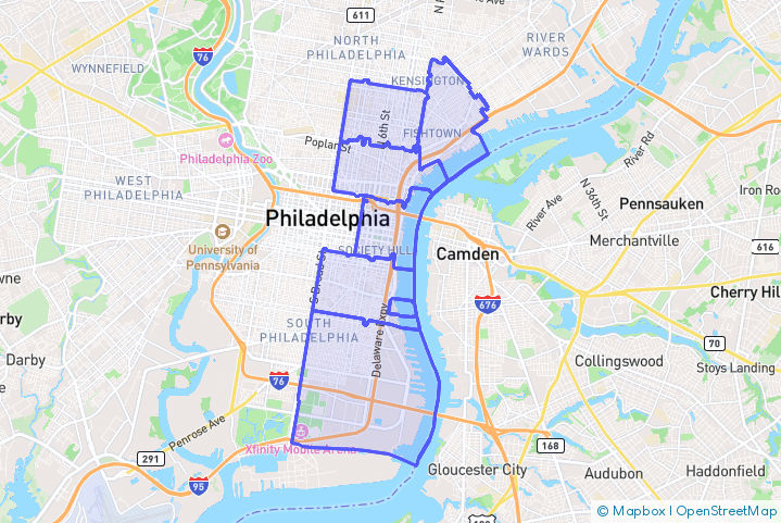 Service Area Map