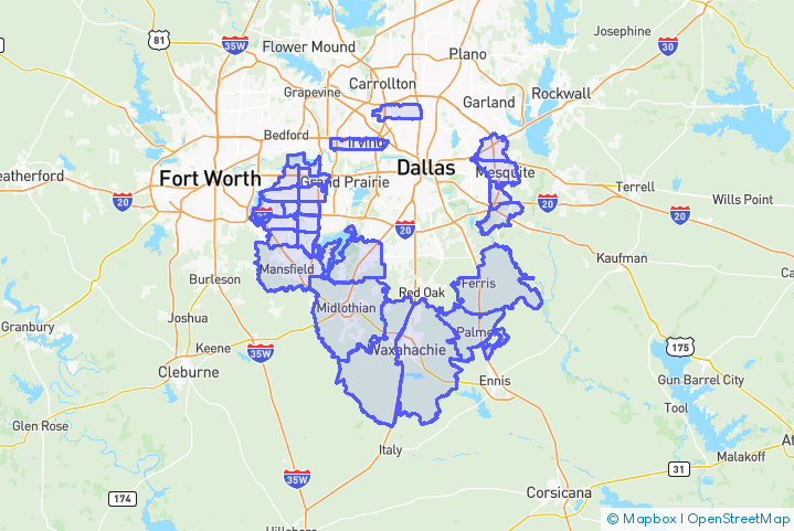 Service Area Map