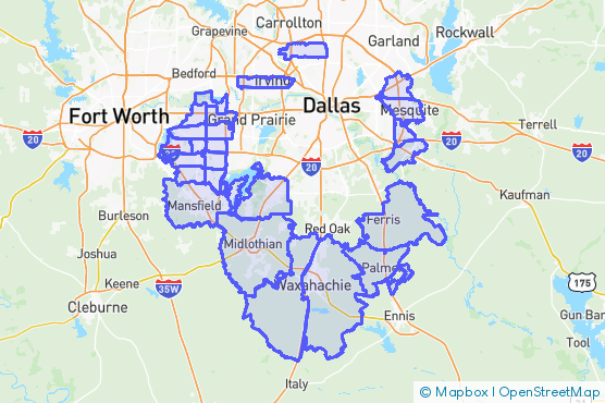 Service Area Map