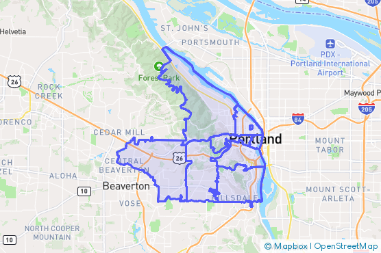 Service Area Map