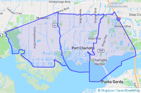 Service Area Map