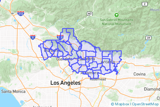 Service Area Map